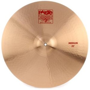 Paiste 20 inch 2002 Medium Crash Cymbal | Sweetwater