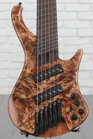 Photo of Ibanez EHB Ergonomic Headless 6-string Multi-scale Bass Guitar - Antique Brown Stained Low Gloss