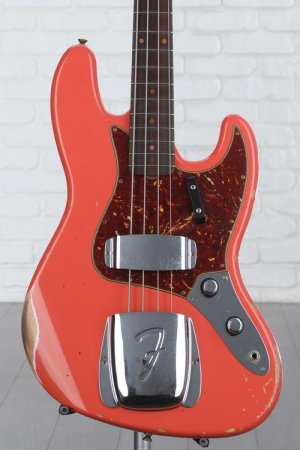 Photo of Fender Custom Shop Limited-edition '60 Jazz Bass Relic - Super Faded Aged Tahitian Coral