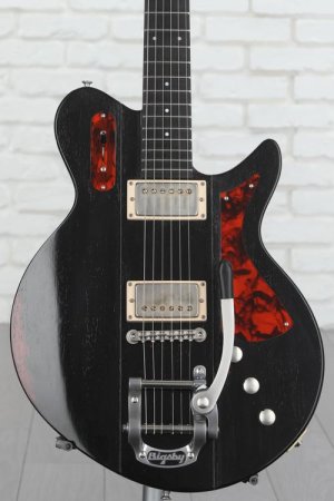 Photo of Eastman Guitars Juliet/v-B Electric Guitar - Antique Black Varnish