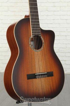 Photo of Cordoba C4-CE Nylon String Acoustic-Electric Guitar - Edgeburst