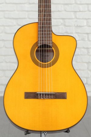 Photo of Takamine GC1CE NAT, Nylon String Acoustic-Electric Guitar - Natural