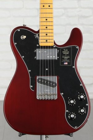 Photo of Fender Limited-edition American Vintage II 1977 Telecaster Custom Electric Guitar - Wine