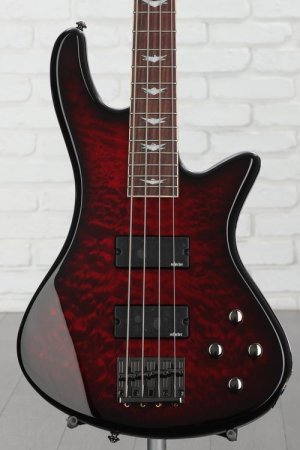 Photo of Schecter Stiletto Extreme 4 Bass Guitar - Black Cherry