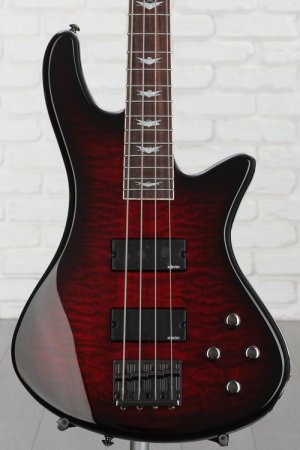 Photo of Schecter Stiletto Extreme 4 Bass Guitar - Black Cherry