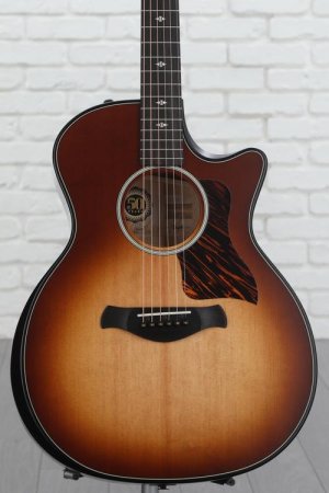 Photo of Taylor 314ce Builder's Edition 50th-anniversary Grand Auditorium Acoustic-electric Guitar - Tobacco with Kona Burst Back and Sides