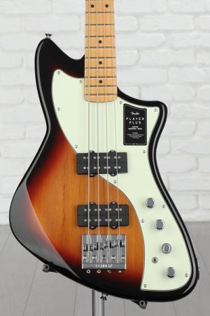 Photo of Fender Player Plus Active Meteora Bass Guitar - 3-Tone Sunburst with Maple Fingerboard