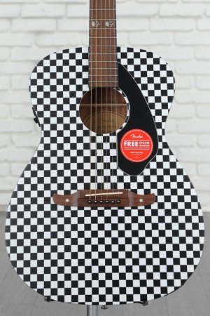 Photo of Fender Tim Armstrong Hellcat Acoustic-electric Guitar - Checkerboard