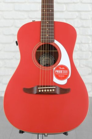 Photo of Fender Malibu Player Acoustic-electric Guitar - Fiesta Red