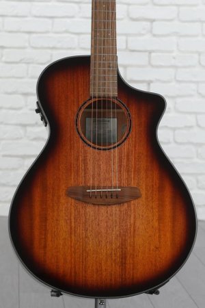 Photo of Breedlove ECO Discovery S Concert CE Acoustic-Electric Guitar - Edgeburst African Mahogany