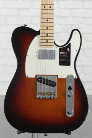 Photo of Fender American Performer Telecaster Hum - 3-Color Sunburst with Maple Fingerboard