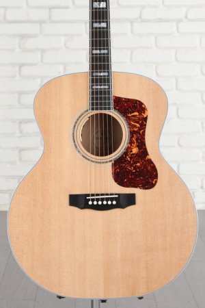 Photo of Guild F-55E, Jumbo Acoustic-Electric Guitar - Natural Maple