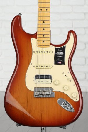 Photo of Fender American Professional II Stratocaster HSS - Sienna Sunburst with Maple Fingerboard