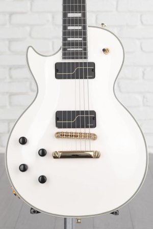 Photo of Epiphone 7-string Matt Heafy Les Paul Custom Origins Left-handed Electric Guitar - Bone White