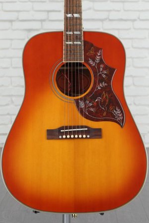 Photo of Epiphone Hummingbird Acoustic Guitar - Aged Cherry Sunburst Gloss