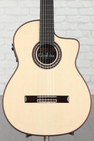 Photo of Cordoba GK Pro Negra Nylon String Acoustic-Electric Guitar - Spruce