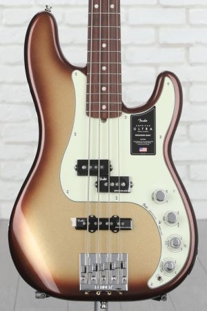 Photo of Fender American Ultra Precision Bass - Mocha Burst with Rosewood Fingerboard
