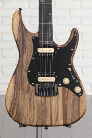Photo of Schecter Sun Valley Super Shredder Exotic Hardtail Electric Guitar - Black Limba