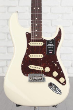 Photo of Fender American Professional II Stratocaster - Olympic White with Rosewood Fingerboard