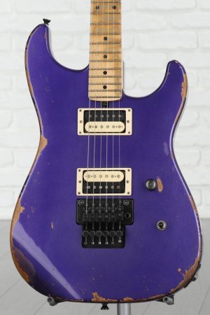 Photo of Friedman Cali Aged Electric Guitar - Purple Metallic with Maple Fingerboard
