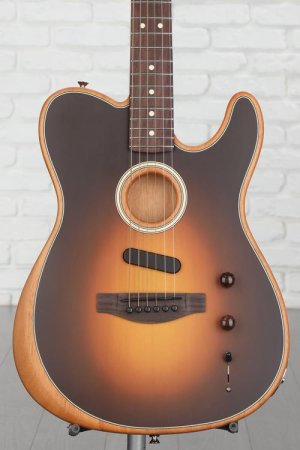 Photo of Fender Acoustasonic Player Telecaster Acoustic-electric Guitar - Shadow Burst with Rosewood Fingerboard