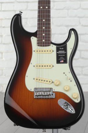 Photo of Fender American Professional II Stratocaster Electric Guitar - 2-color Sunburst, Rosewood Fingerboard