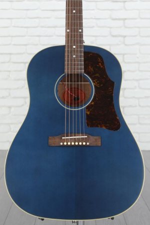 Photo of Epiphone J-45 Acoustic Guitar - Aged Viper Blue, Sweetwater Exclusive