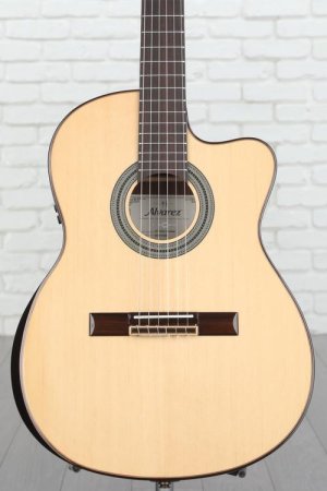 Photo of Alvarez AC70Hce Armrest Classical Acoustic-electric Guitar - Natural