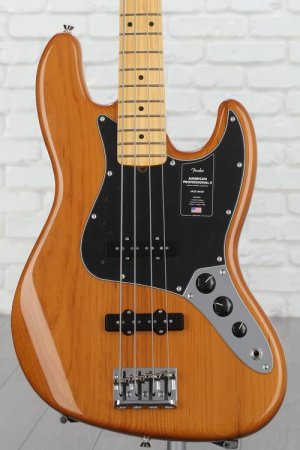 Photo of Fender American Professional II Jazz Bass - Roasted Pine with Maple Fingerboard