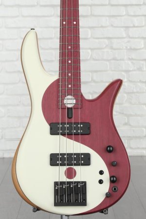 Photo of Fodera Yin Yang 4 Standard Purpleheart Bass Guitar - Natural with Fodera-Duncan Pickups