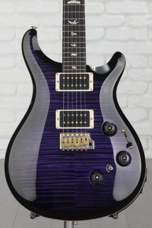 Photo of PRS Custom 24 Piezo Electric Guitar - Purple Mist, 10-Top