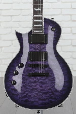 Photo of ESP LTD EC-1000 Left-handed Electric Guitar - See Thru Purple Sunburst