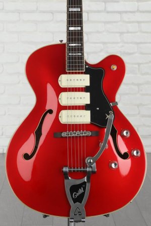Photo of Guild X-350 Stratford Hollowbody Electric Guitar - Scarlet Red