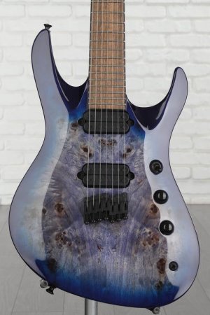 Photo of Jackson Pro Series Chris Broderick Signature HT7 Soloist Electric Guitar - Transparent Blue