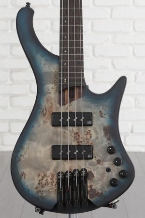 Photo of Ibanez EHB Ergonomic Headless Bass Guitar - Cosmic Blue Starburst Flat