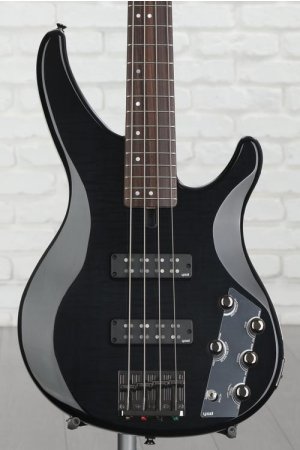 Yamaha TRBX604FM Bass Guitar - Trans Black | Sweetwater