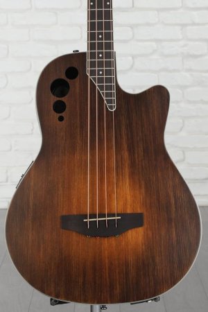 Photo of Ovation Applause AEB4-7S Mid-depth Acoustic-electric Bass - Honeyburst Satin