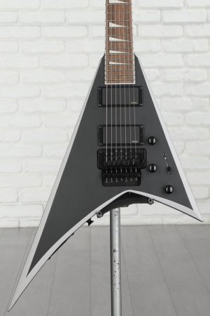 Photo of Jackson X Series Rhoads RRX24-MG7 Electric Guitar - Satin Black with Primer Gray Bevels