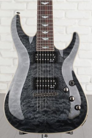 Photo of Schecter Omen Extreme-7 Electric Guitar - See Thru Black