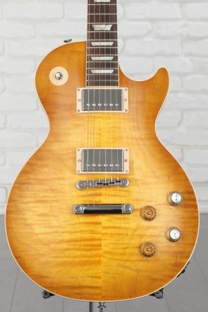 Photo of Gibson Kirk Hammett "Greeny" Les Paul Standard Electric Guitar - Greeny Burst