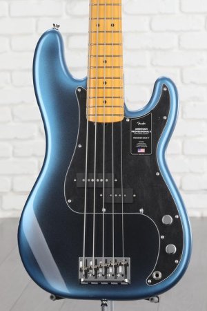 Photo of Fender American Professional II Precision Bass V - Dark Night with Maple Fingerboard