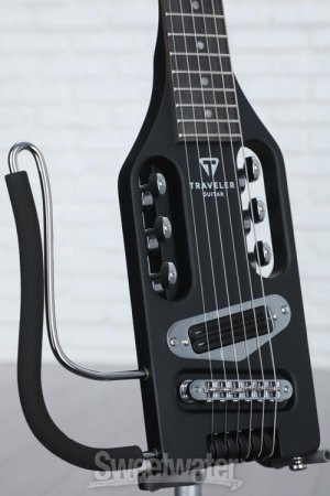 Photo of Traveler Guitar Ultra-Light Electric, Left-handed - Matte Black