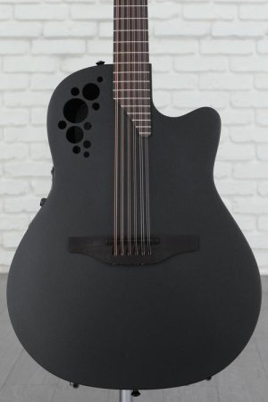 Photo of Ovation Pro Series Elite Tx E 2058-5 12-string Acoustic-electric Guitar - Black