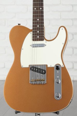 Photo of Fender JV Modified '60s Custom Telecaster Electric Guitar - Firemist Gold