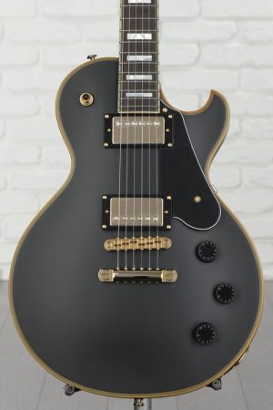Photo of Schecter Solo-II Custom Electric Guitar - Aged Black Satin
