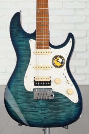Photo of Sire Larry Carlton S7 FM Electric Guitar - Transparent Blue