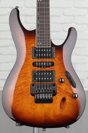 Photo of Ibanez S670QM Electric Guitar - Dragon Eye Burst