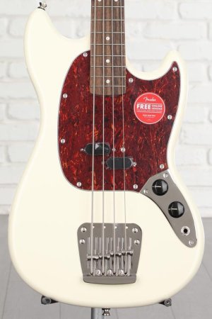 Photo of Squier Classic Vibe '60s Mustang Bass - Olympic White