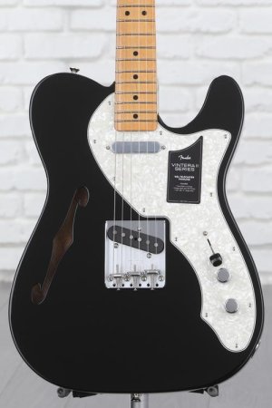 Photo of Fender Vintera II '60s Telecaster Thinline Electric Guitar - Black