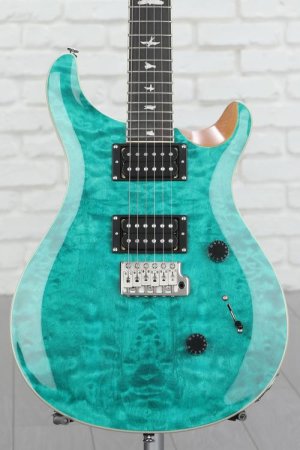 Photo of PRS SE Custom 24 Electric Guitar - Quilted Turquoise